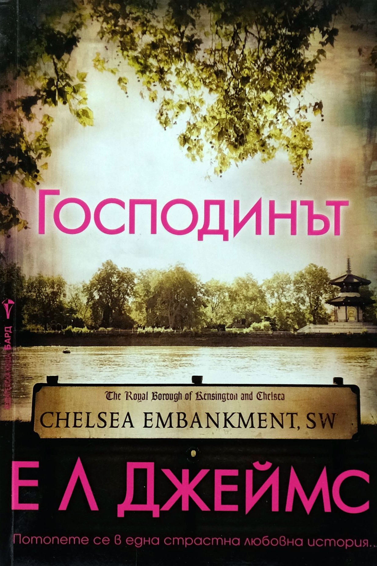 Господинът - Е Л Джеймс - предна корица