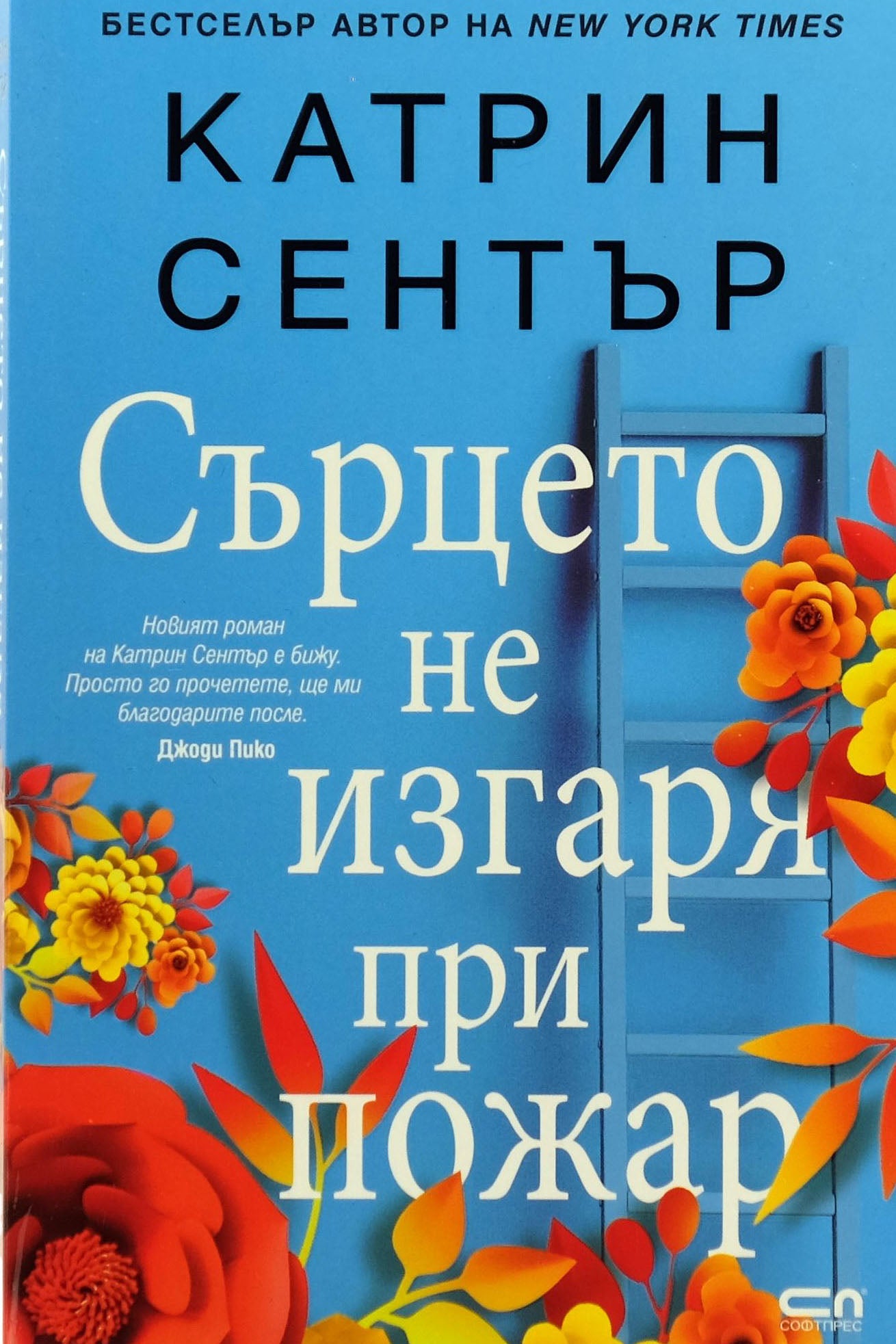 Сърцето не изгаря при пожар - Катрин Сентър - предна корица