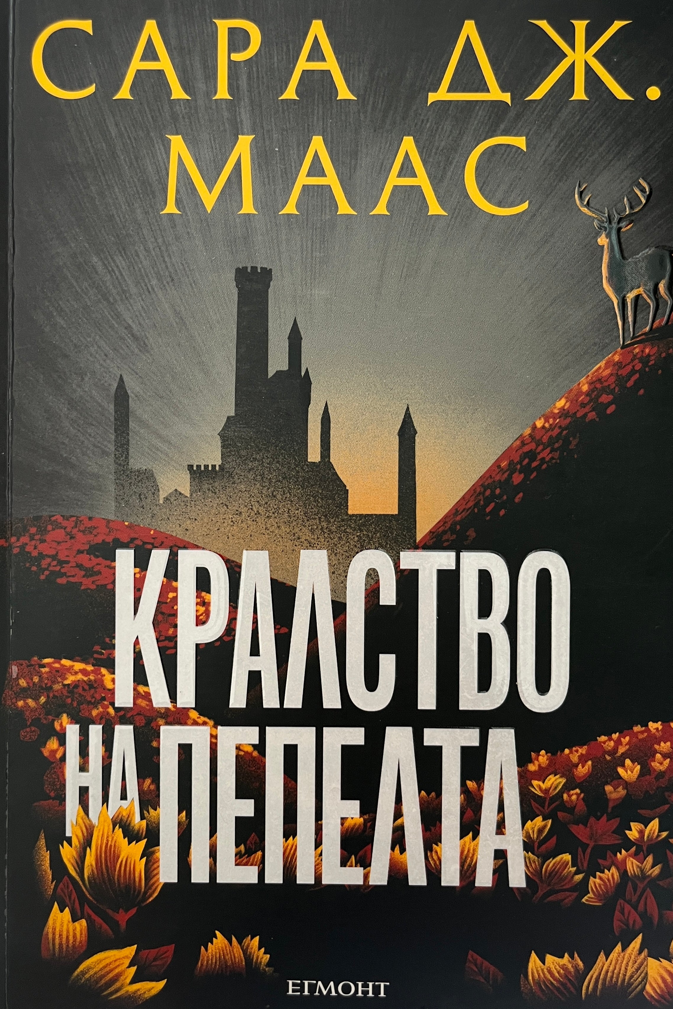Кралство на пепелта - Сара Дж. Маас - предна корица