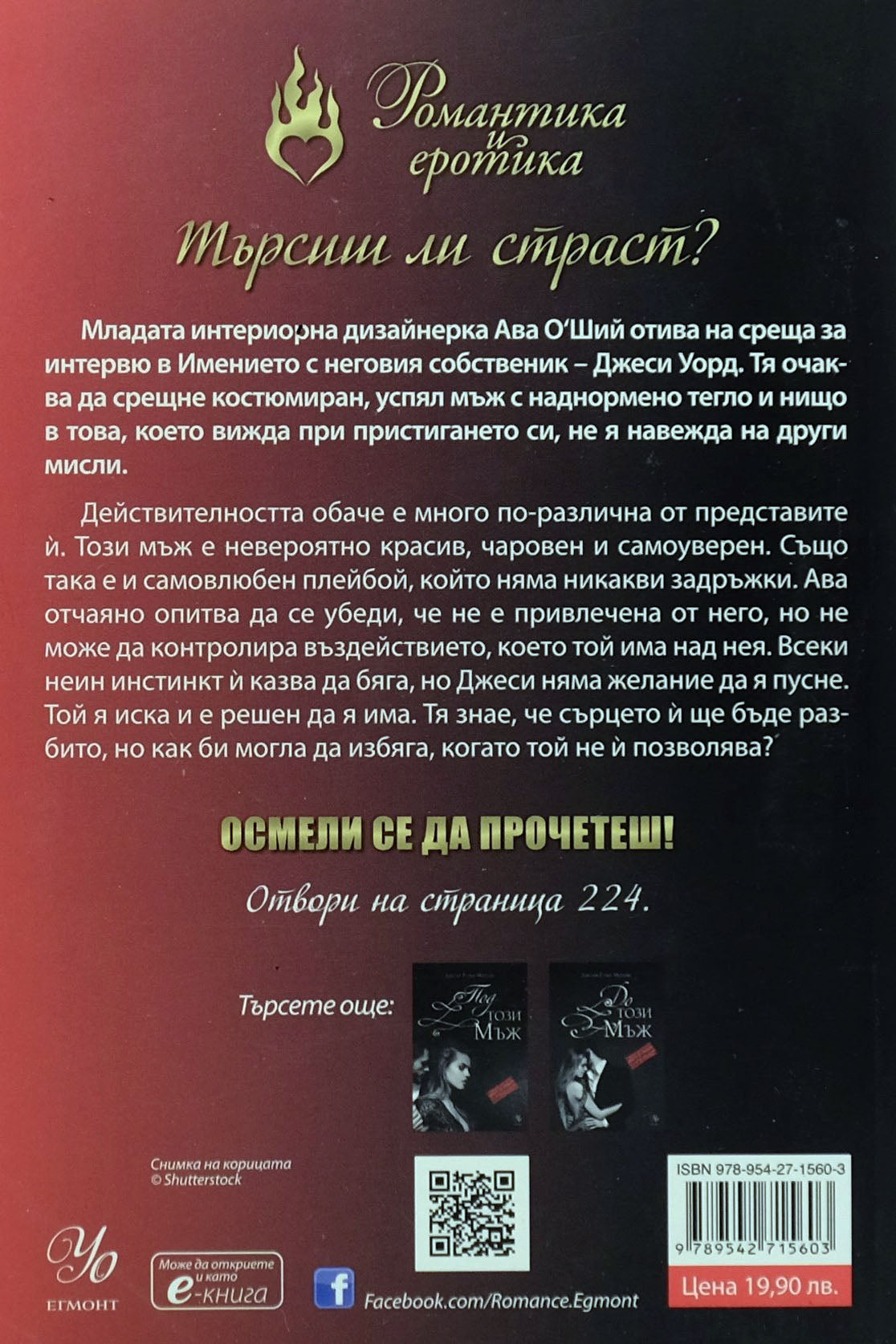 Този мъж - Джоди Елън Малпас - задна корица